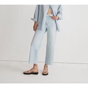 Madewell The Perfect Vintage Wide-Leg Crop Jean 27P NWT